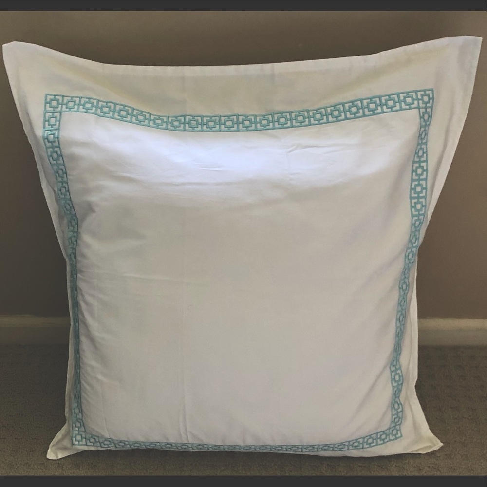 Trina Turk Euro Sham Turquoise